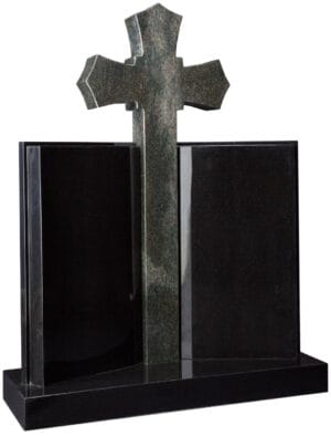 wg144 book style memorial with 42" cross