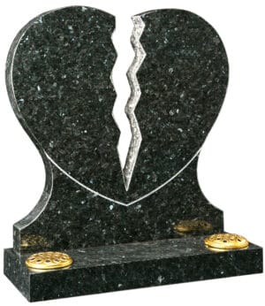 wg158 heart shaped memorial