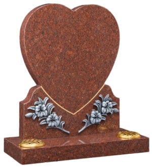 wg160 heart shaped memorial