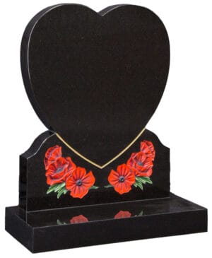 wg161 heart shaped memorial