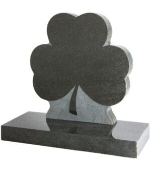 wg200 individual monument shamrock headstone