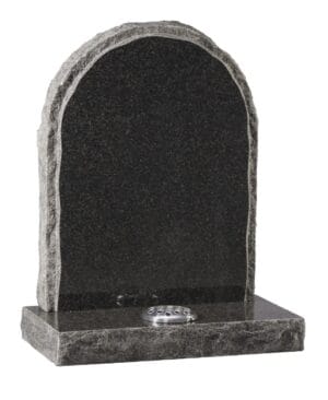 wg65 hand carved memorial with rustic edge