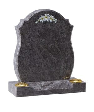 wg8 cemetery memorial with painted lilies