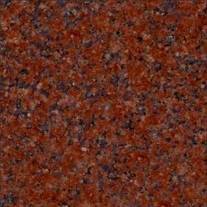 Ruby Red Granite stone material sample